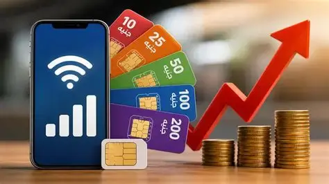 أسعار كروت الشحن وباقات الإنترنت في مصر