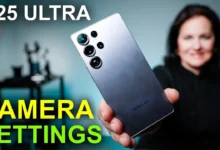 إعدادات كاميرا Samsung Galaxy S25 Ultra