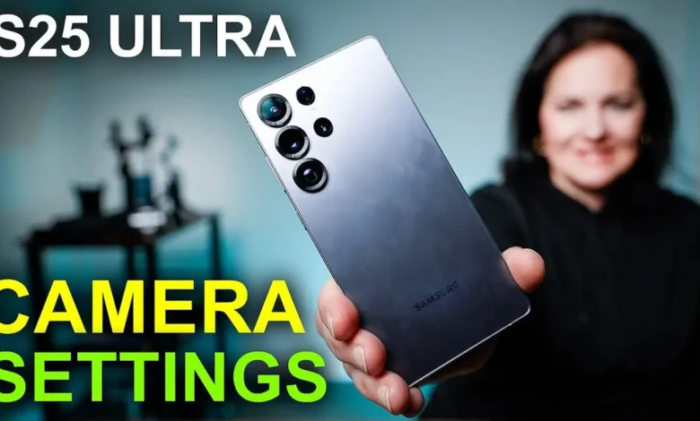 إعدادات كاميرا Samsung Galaxy S25 Ultra